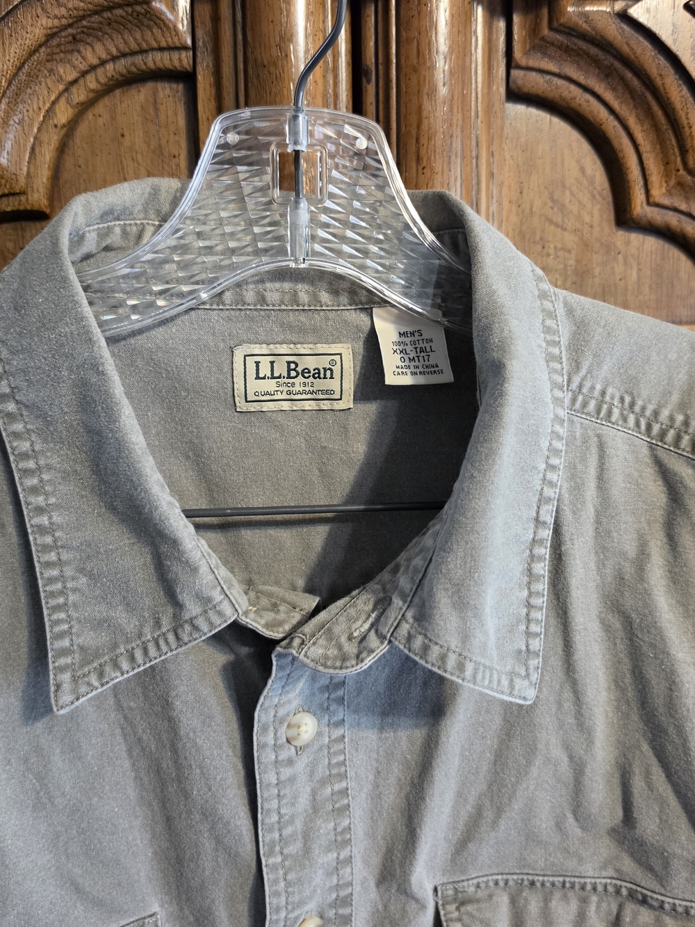 L.L. Bean Green Men's Shirt Jacket